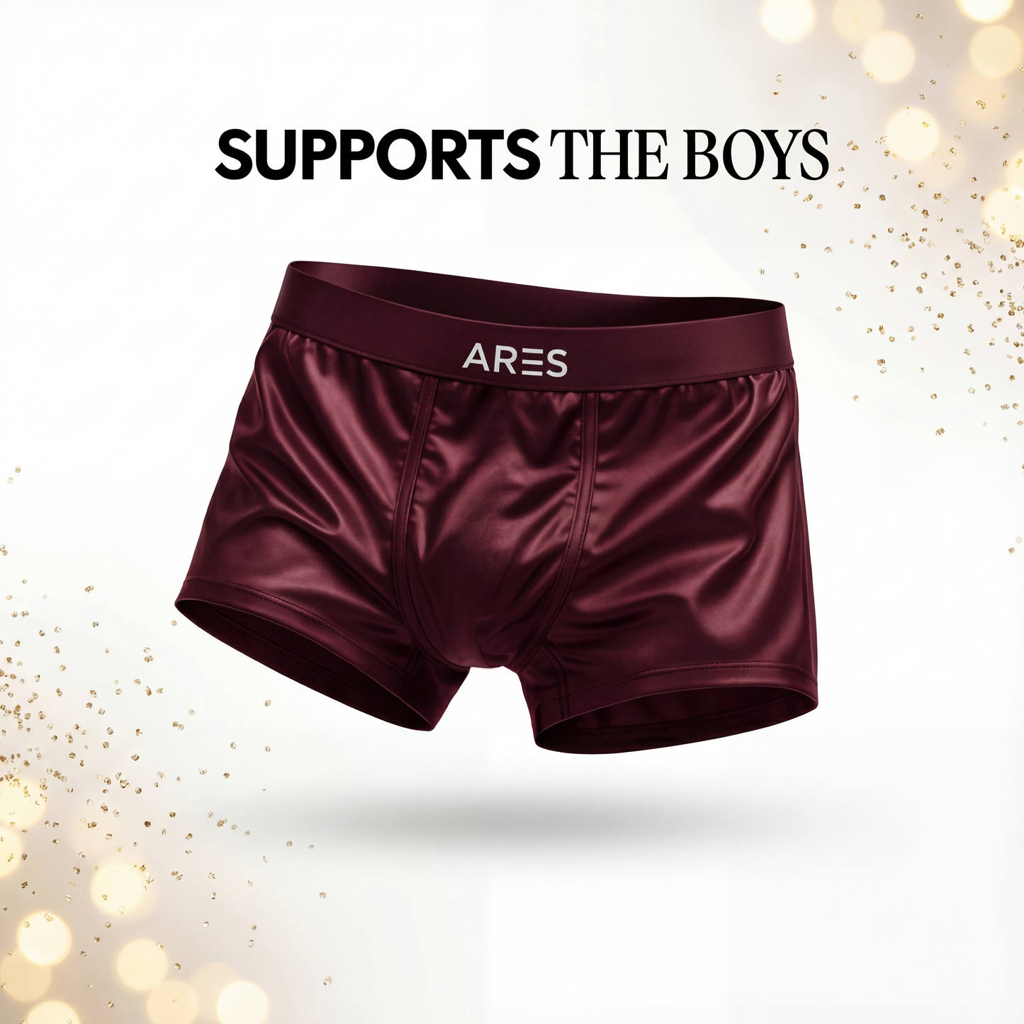 Premium Silk Boxers | All-Day Comfort Burgundy (NEW)