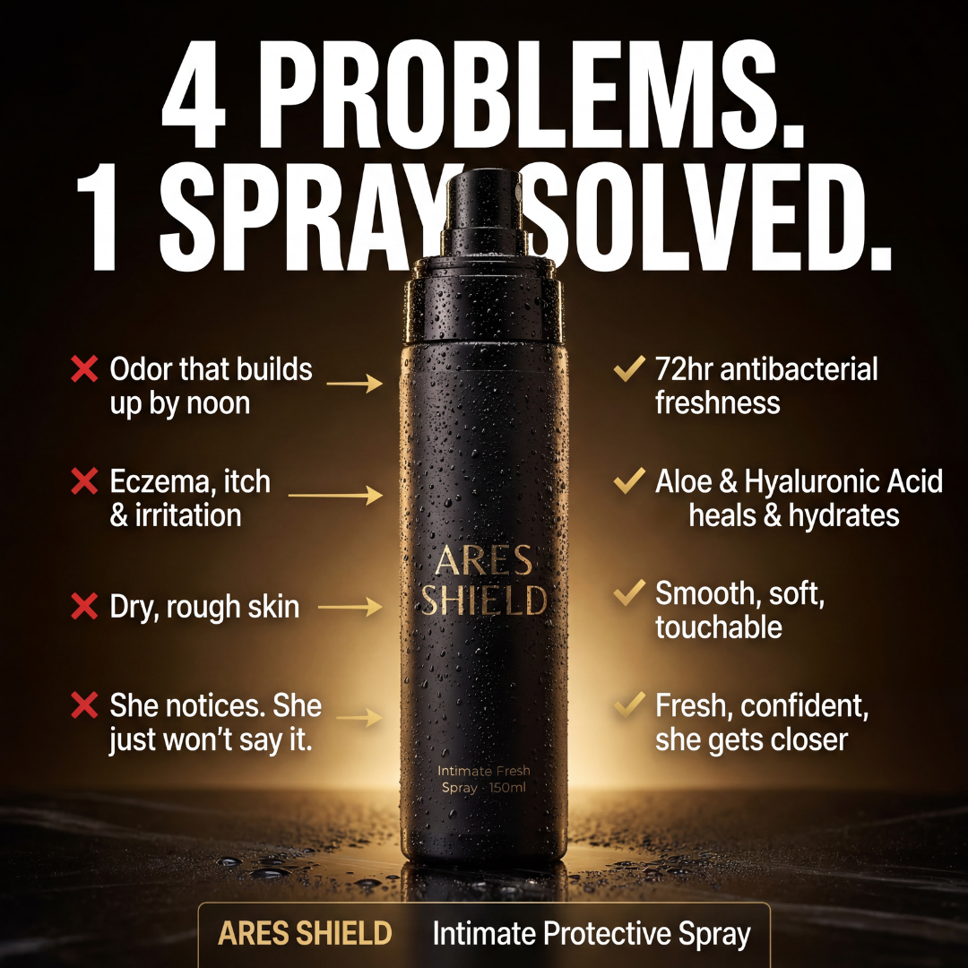 Ares Shield - Intimate Protective Spray for Men