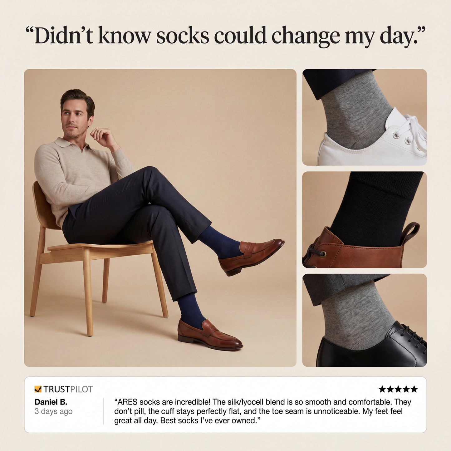 Premium Silk Socks | All-day Comfort (NEW)